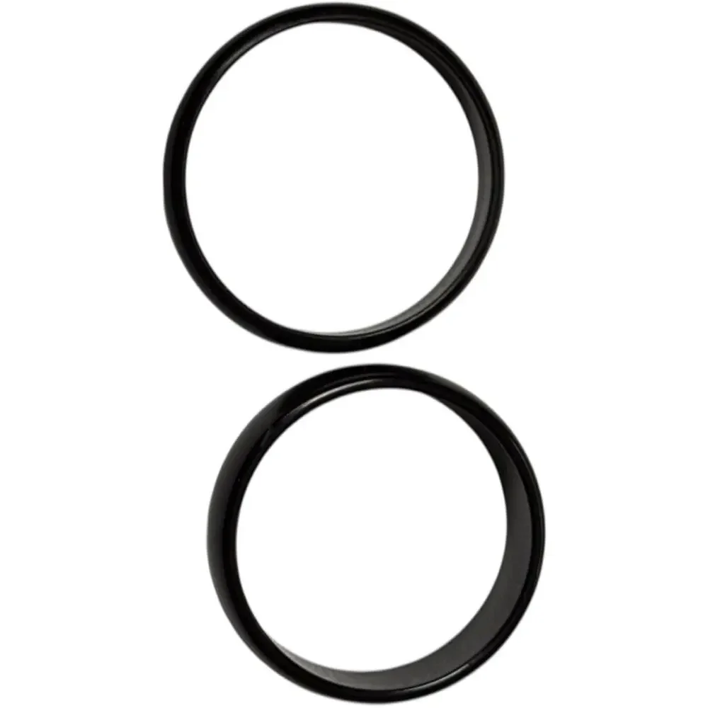 Black Circular Fashion Statement Bangle Bracelets